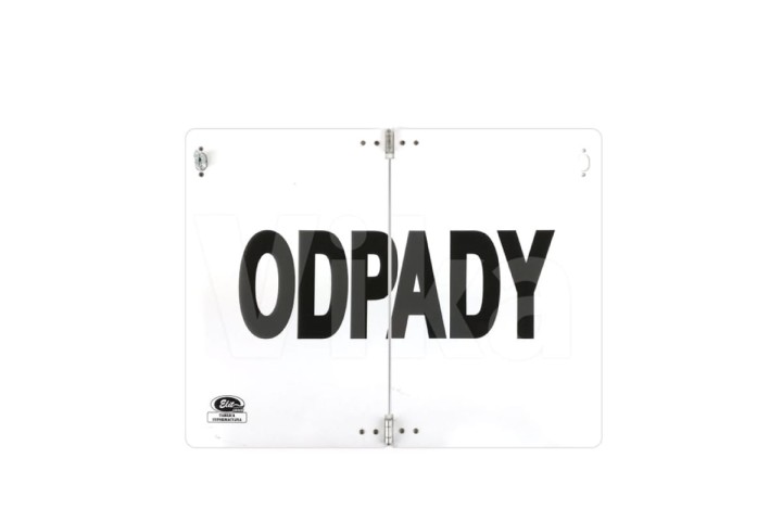 Tablica odpady składana 40x30 cm