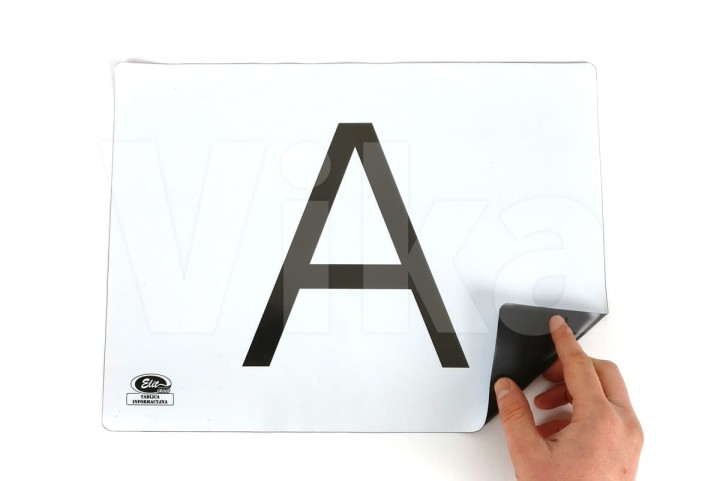 Litera A Tablica informacyjna MAGNETYCZNA