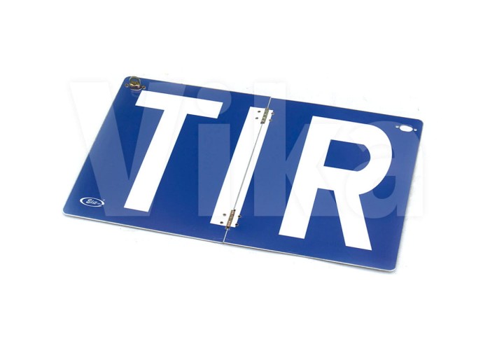 Tablica TIR składana