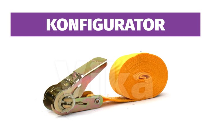 Pas zabezpieczający konfigurator pasa ściągającego 25mm