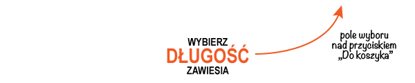 Wybierz długość zawiesia wężowego