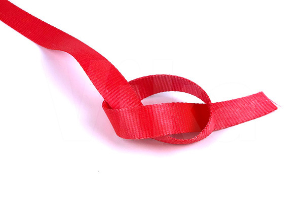 Taśma poliestrowa 35mm - czerwony
