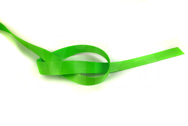 Taśma poliestrowa 35mm - jasny zielony