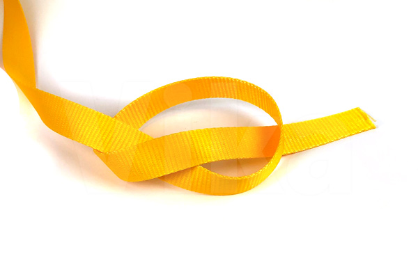 Taśma poliestrowa 35mm - żółty